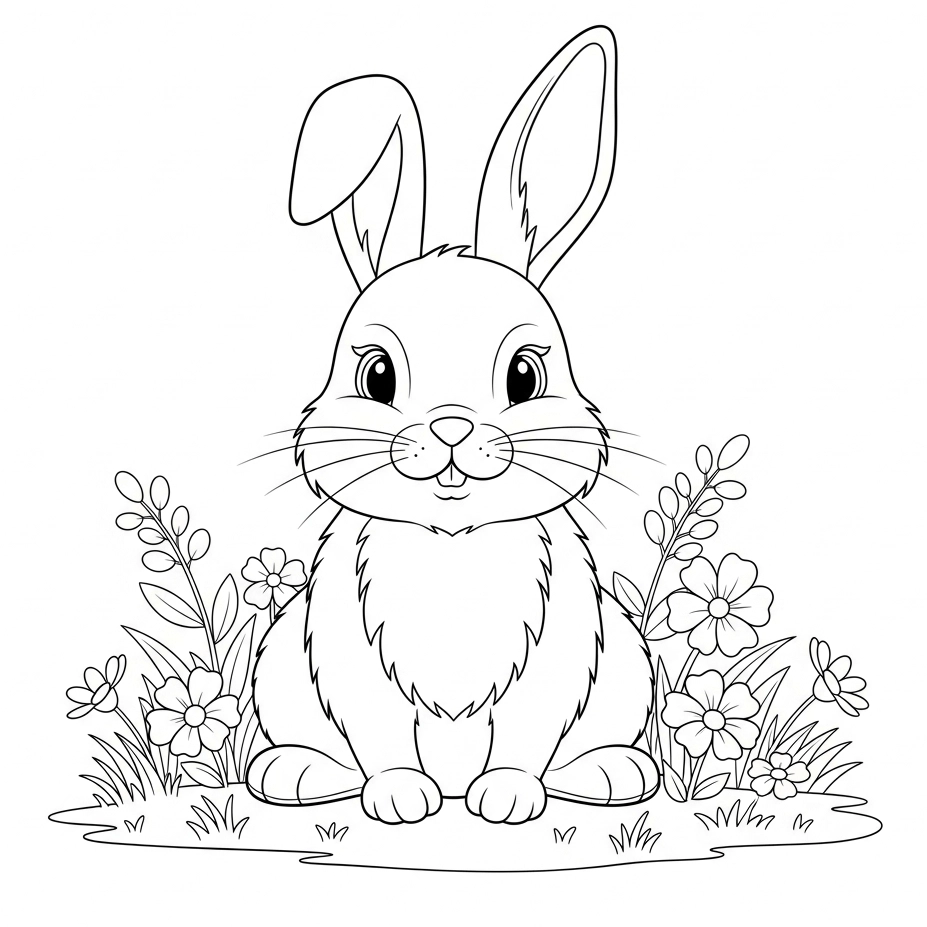 Ausmalbild Ostern
