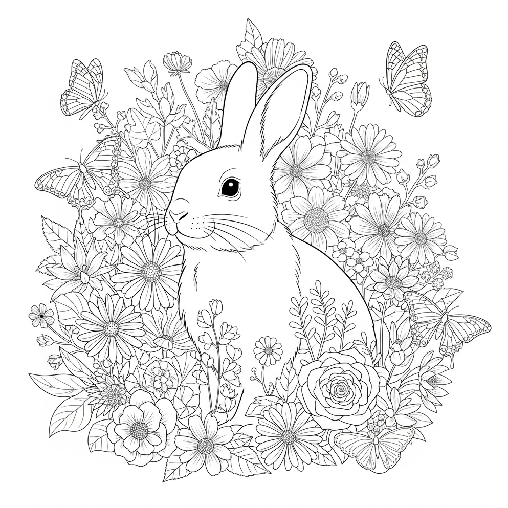 Ausmalbild Ostern