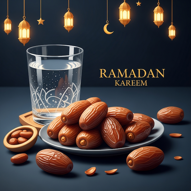 dates and water