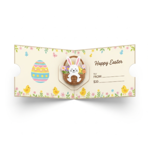 gift card pop out