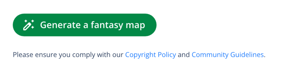screenshot of the generate fantasy map icon