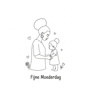 Een moeder en haar dochter houden elkaars handen vast