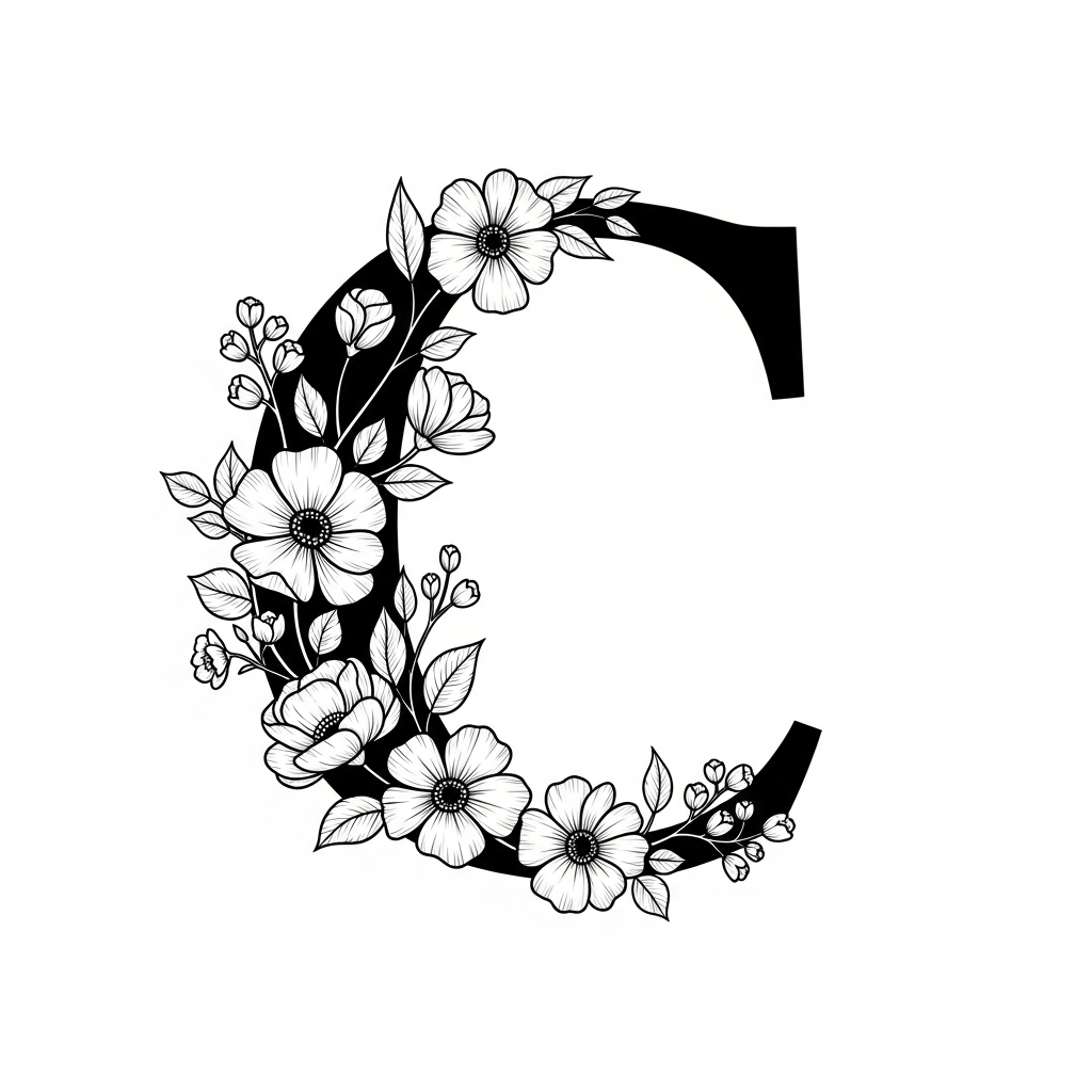 lettre C majuscule